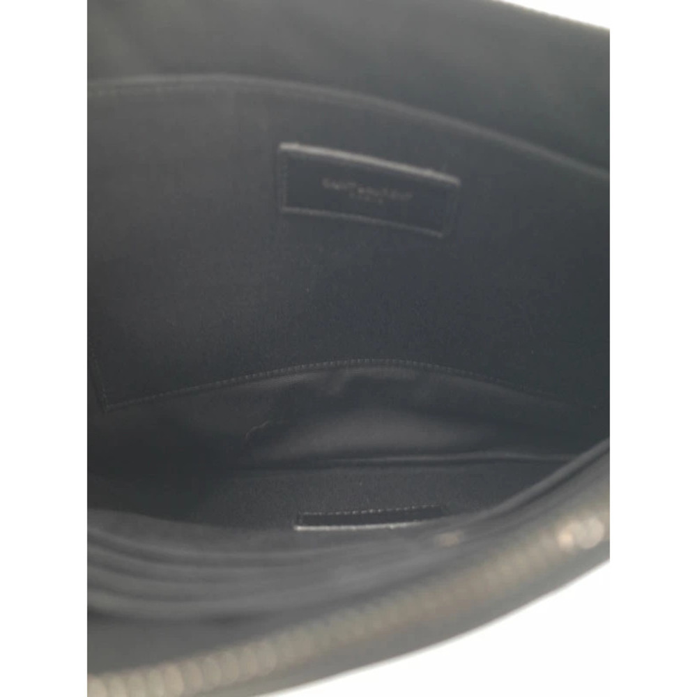 SAINT LAURENT Paris Saint Paris Monogram Zip Tablet Holder Clutch Bag - Picture 3 of 5